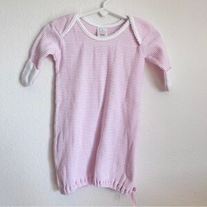 paty long sleeve Rib Knit Lap Shoulder Gown